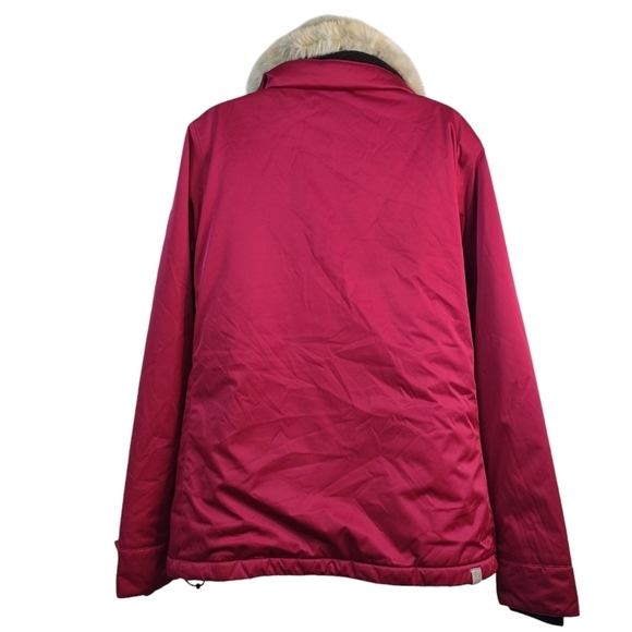 ROXY Women's Rose Red Insulated Jacket Size L - Picture 2 of 13